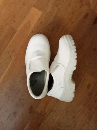 Zapatos trabajo mujer blancos