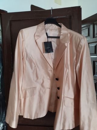 Chaqueta Sintesis seda rosa