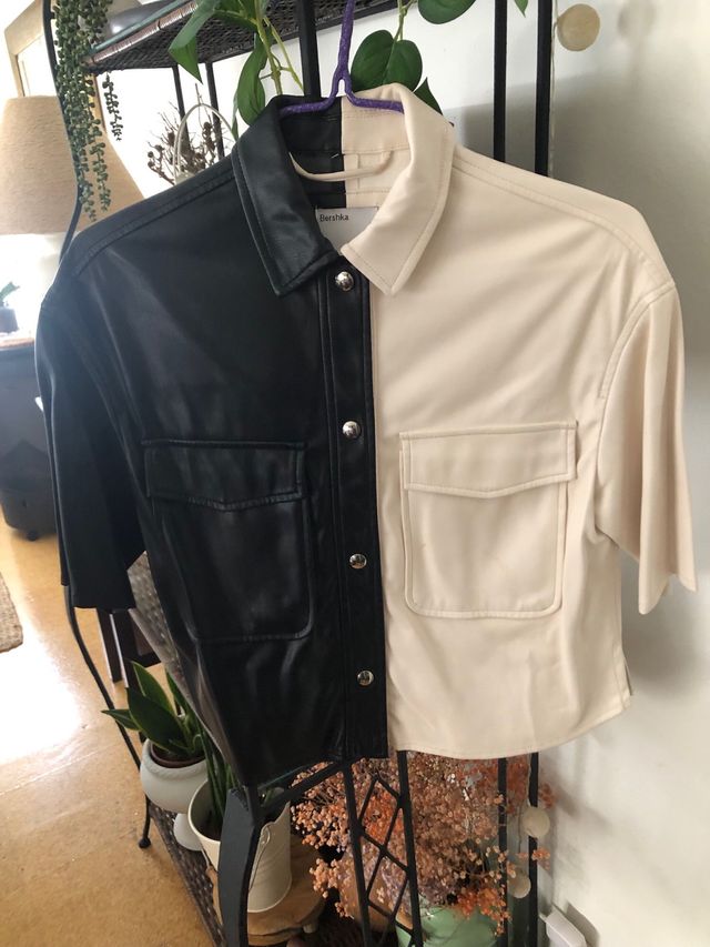 Cazadora Bershka bicolor