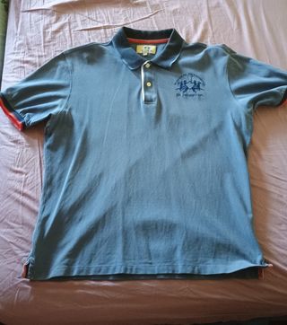 Polo La Martina Azul - Talla L