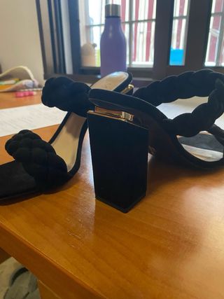 Sandalias tacón MIA negras 38