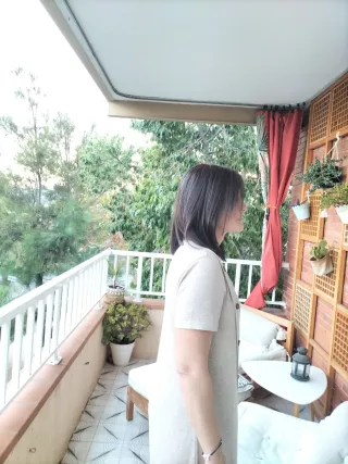 Peluca oncológica, pelo sintético.