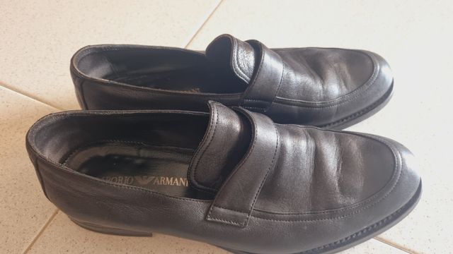 Mocassini Armani Uomo Neri Tg 45