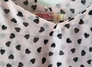 Top tirantes rosa corazones