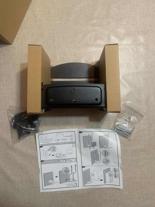 Soporte caja ordenador CPU para fijación a pared