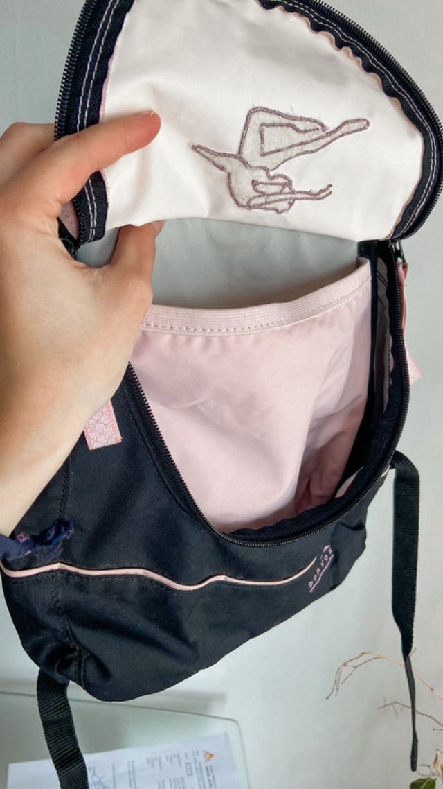 Mochila ballet niña - Rosa y negra