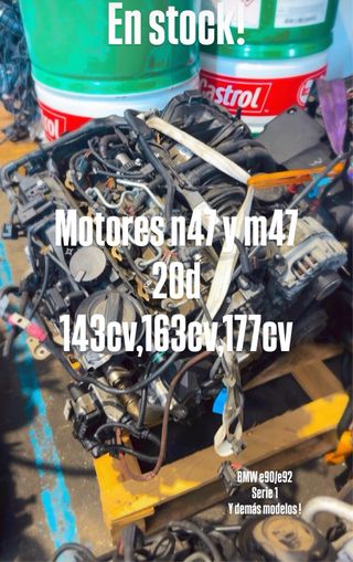 Motores BMW N47D20c/a 3/120d -GARANTIA