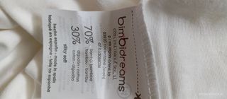 Juego de sábanas minicuna, algodón - bambú