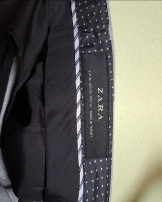 Traje completo Zara Gris - Talla L
