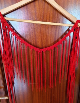 Mantoncillo rojo feria | 2 piezas