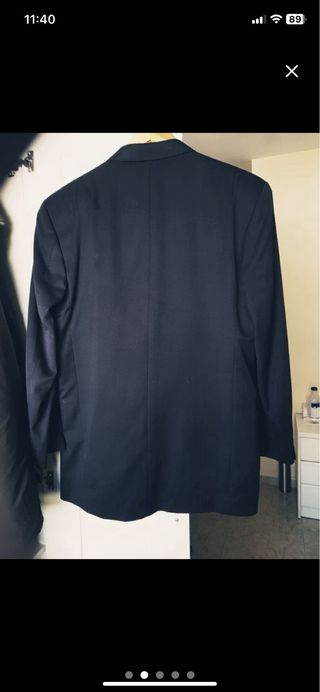 Traje azul marino caballero talla L