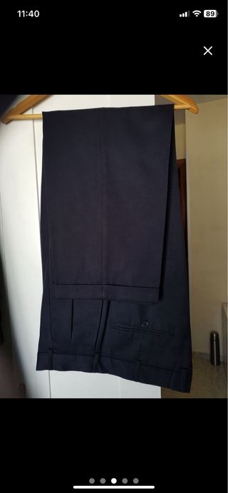 Traje azul marino caballero talla L