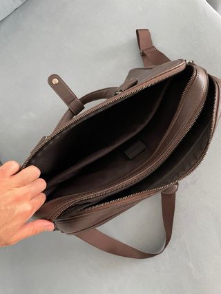 Maletín marrón ZARA - funda ordenador