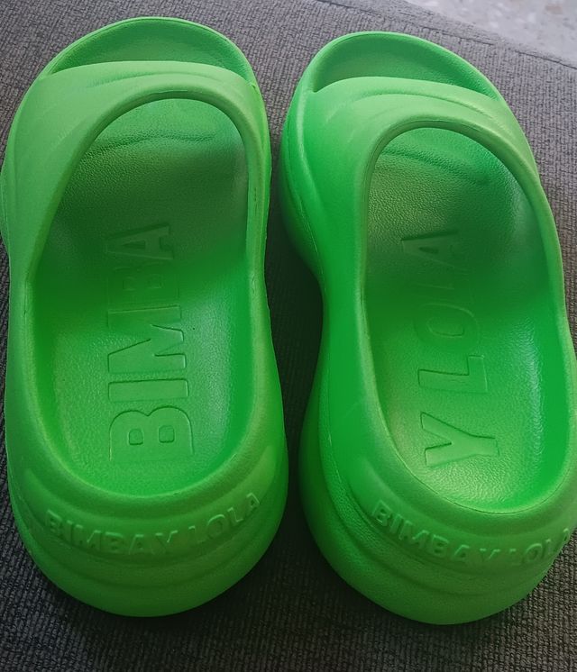 Sandalias de cuña  Bimba y Lola - Verdes