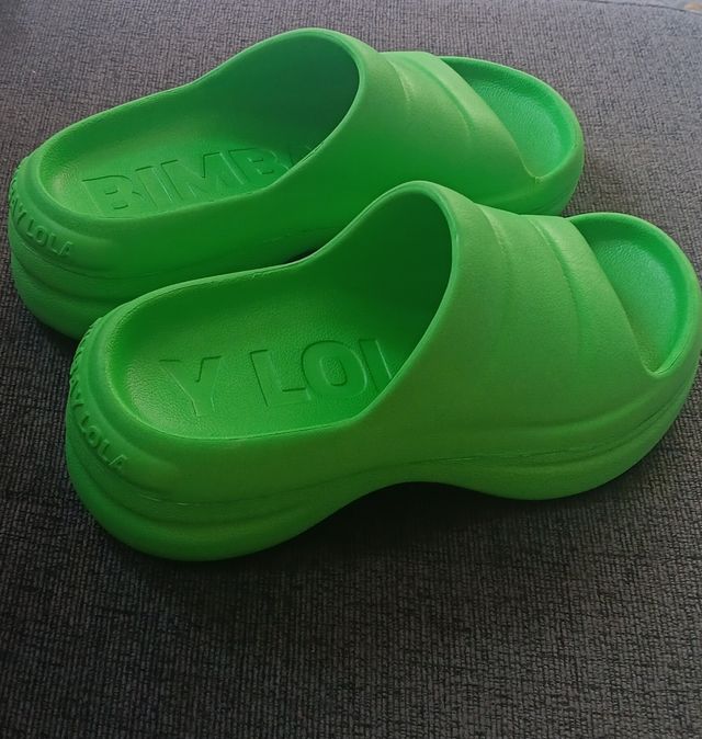 Sandalias de cuña  Bimba y Lola - Verdes