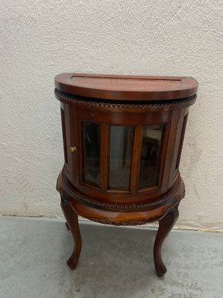 Mueble bar vintage semicircular
