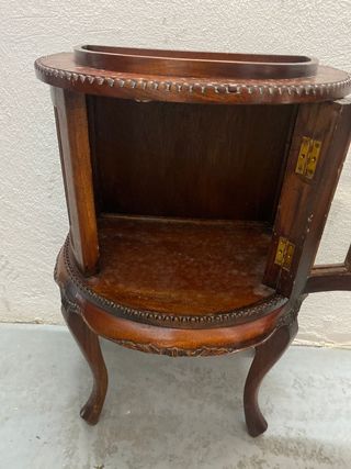 Mueble bar vintage semicircular