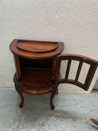 Mueble bar vintage semicircular