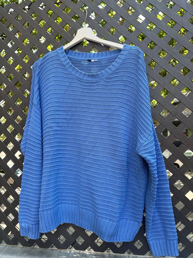 Jersey azul mujer talla L