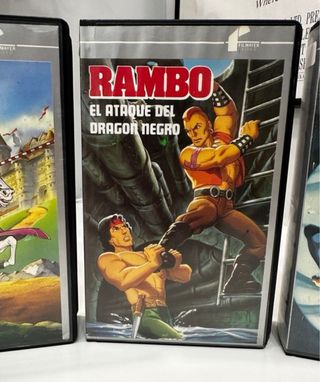 VHS Rambo Dibujos Animados VIDEOCLUB!