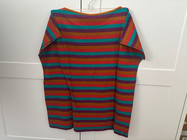 Camiseta rayas multicolor