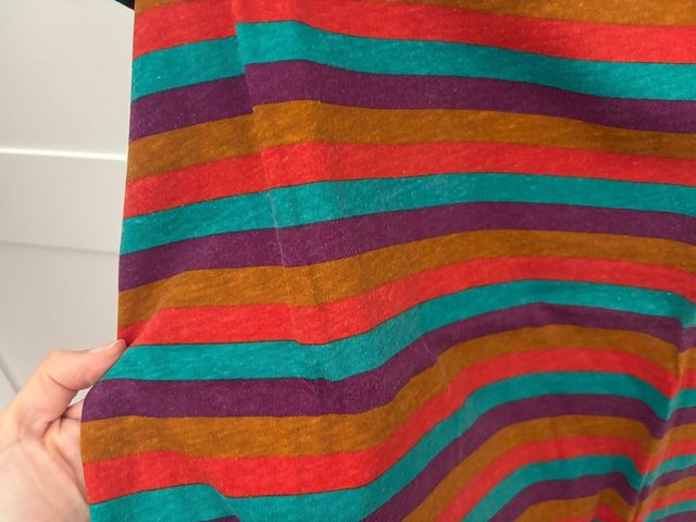 Camiseta rayas multicolor