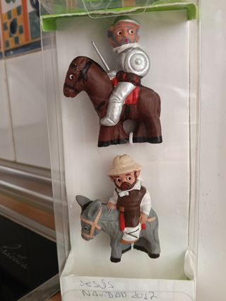 Figuras belén: Quijote y Sancho