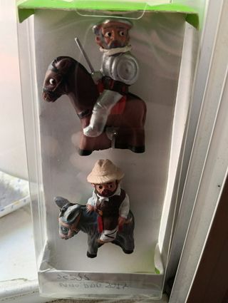 Figuras belén: Quijote y Sancho