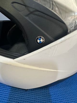 Casco moto BMW blanco