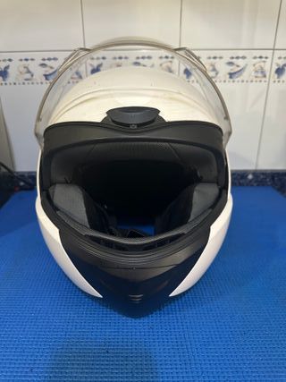 Casco moto BMW blanco