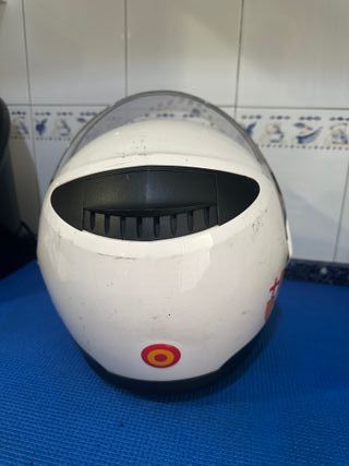 Casco moto BMW blanco
