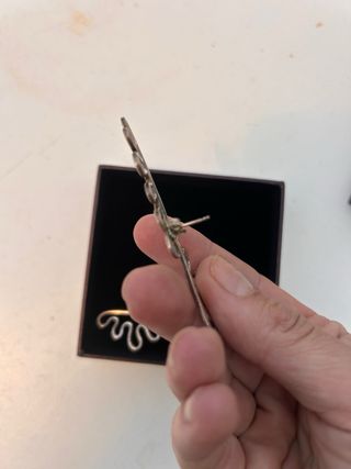 Pendientes plata diseño único hechos a mano