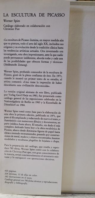 LA ESCULTURA DE PICASSO