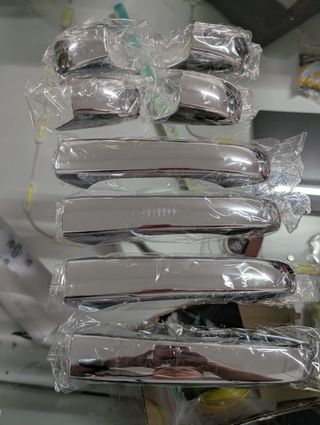 Manillas cromadas para coche