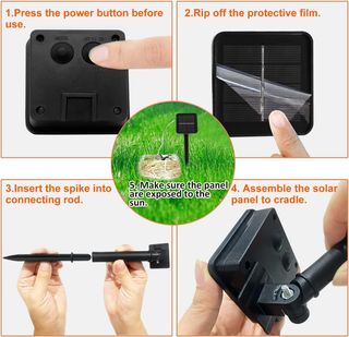 Cadena de luces solares para exteriores,2m 200 LED