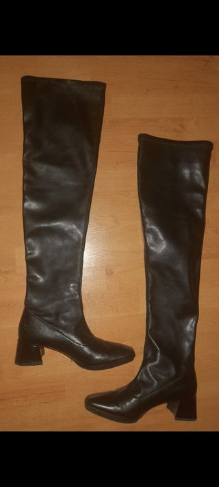 Botas altas mosqueteras