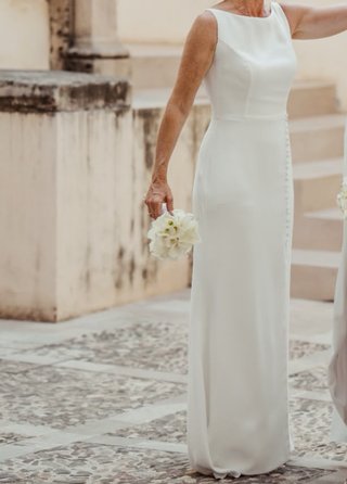 Vestido novia blanco - Talla M