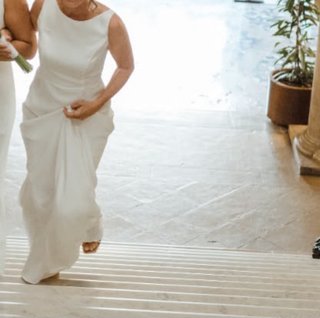 Vestido novia blanco - Talla M