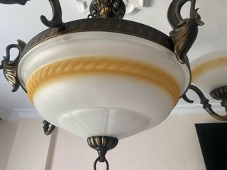 Lamparas antiguas 3 brazos