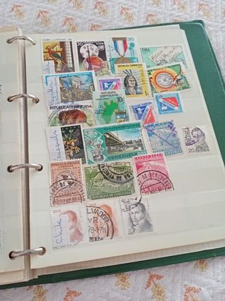 Sellos mundo: colección variada