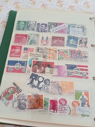 Sellos mundo: colección variada