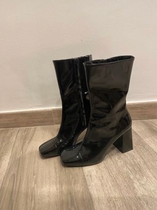 Botas negras Zara - tacón