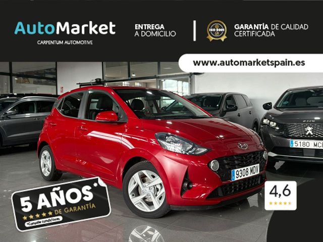 Hyundai i10 TECNO 1000 Llantas de aleación, LED diurnos, color bicolor opcional, pantalla 8″, antinieblas