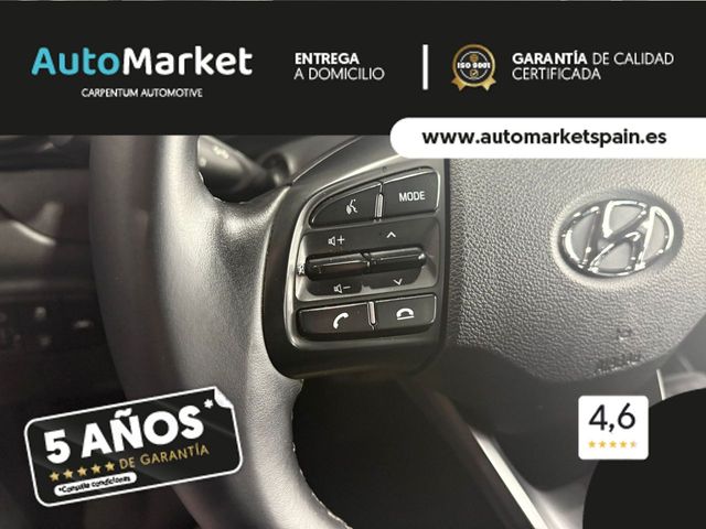Hyundai i10 TECNO 1000 Llantas de aleación, LED diurnos, color bicolor opcional, pantalla 8″, antinieblas