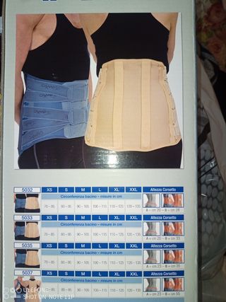 Corsetto lombare Prim beige - M