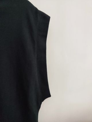 Top corto Zara negro