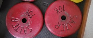 Discos peso 10kg Salter - 2uds