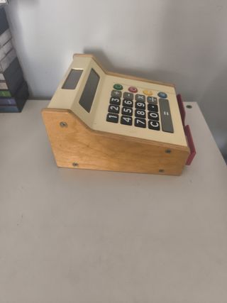 Caja registradora juguete vintage