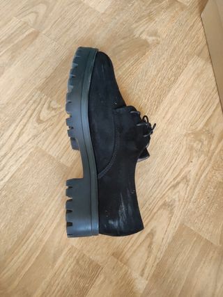 Zapatos negros plataforma