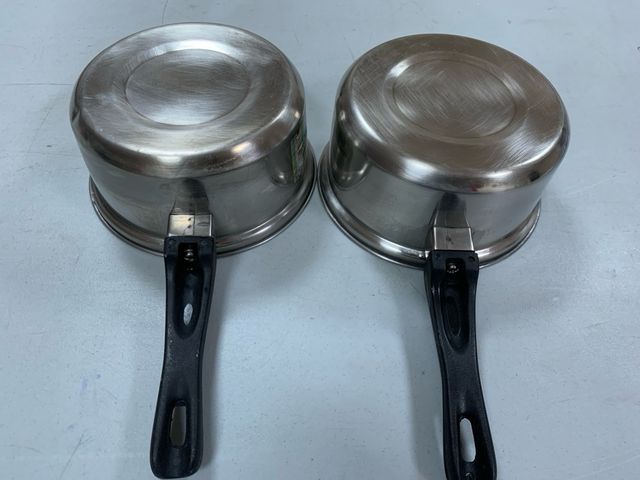 2 Cazos acero inoxidable